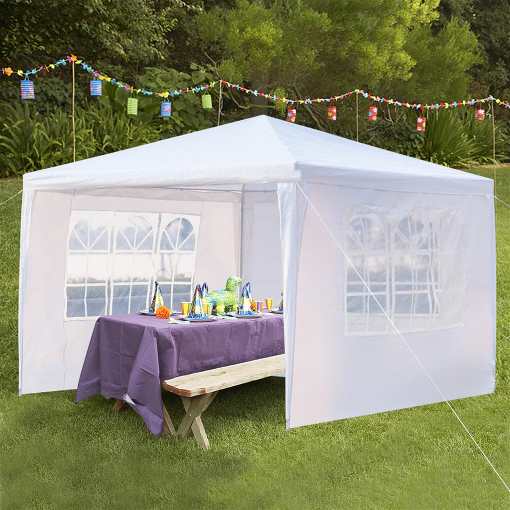 3 x 3m White Waterproof Tent Z702619