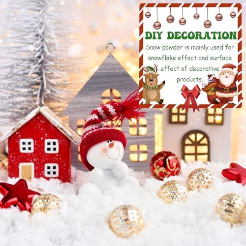 71 Ounces Fake Snow Decoration Artificial Snow Powder B203897