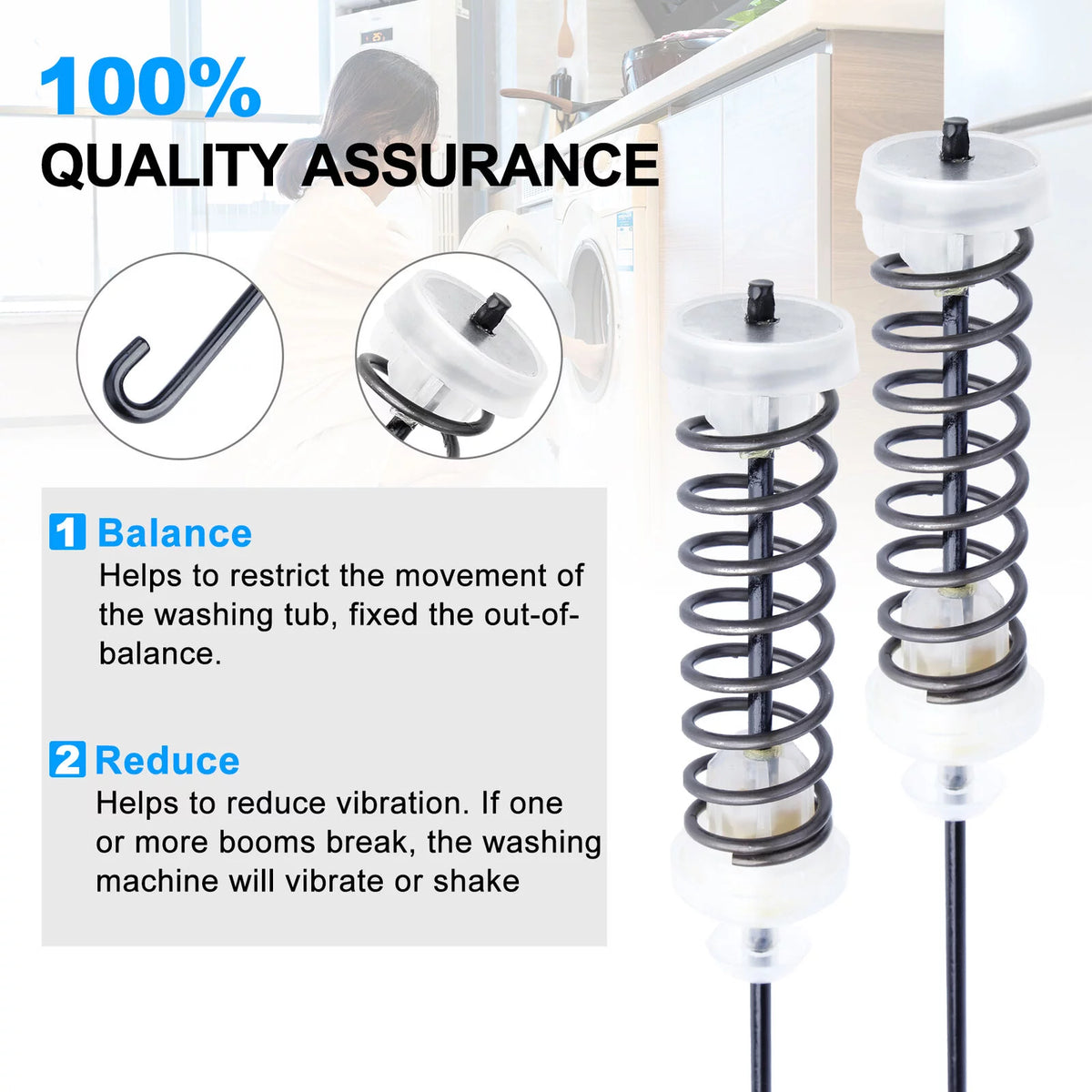 Washer Suspension Rod Kit V975254