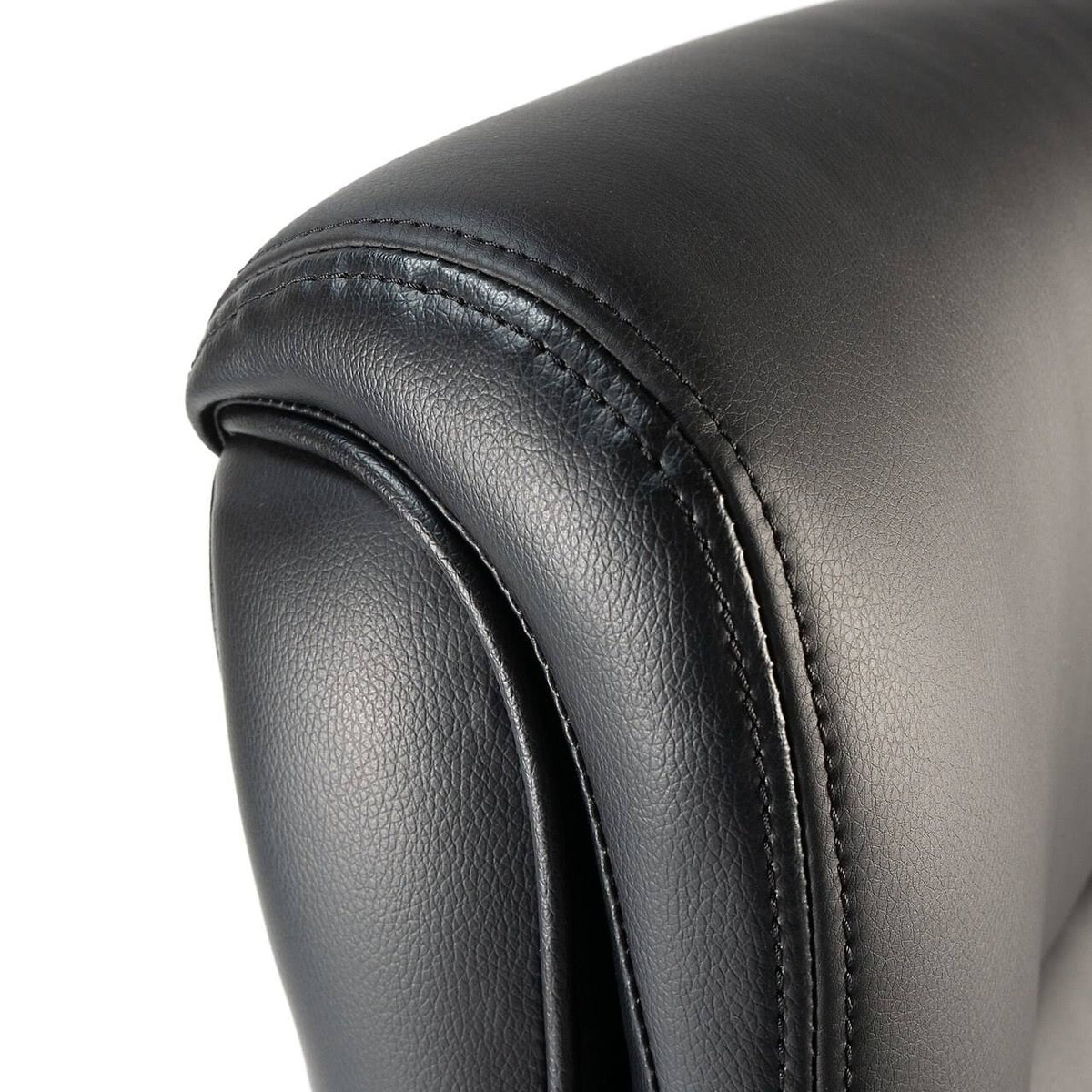 Black Bonded Leather Ergonomic Executive Chair V351
