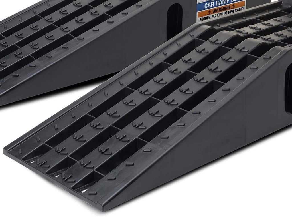 Car Ramp Set 3 Tons Total Capacity 1.5 tons Each Rubber Feet K1413