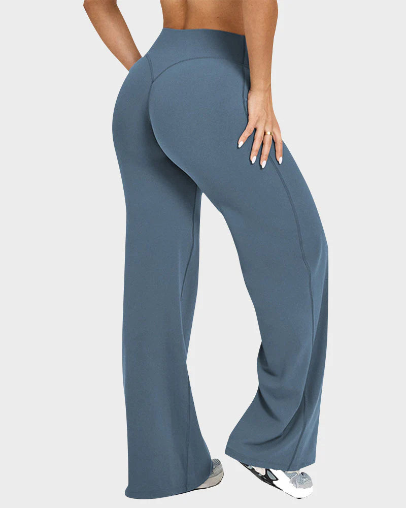 High-Waisted Wide-Leg Yoga Pants W808763