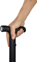 Walking Cane with Stun Device and LED Flashlight P7333