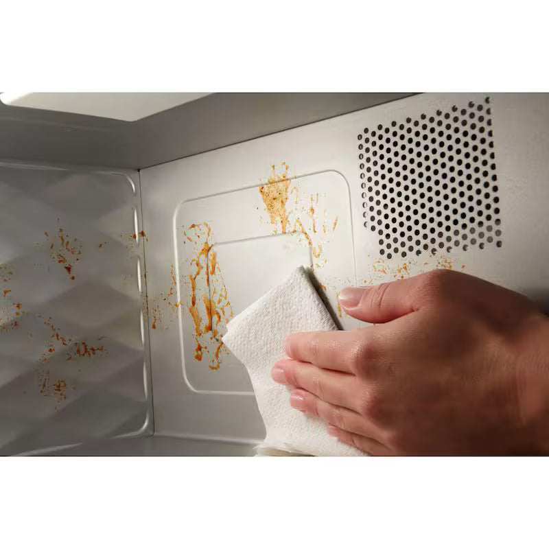 White Low Profile Microwave Hood Combination N319
