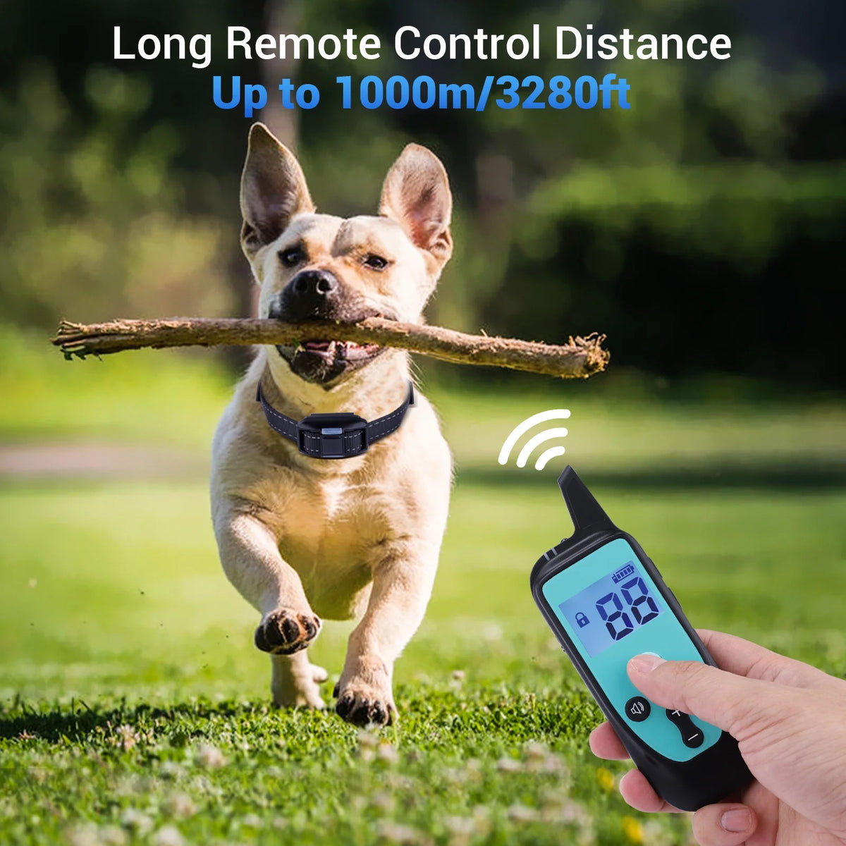 Rechargeable Waterproof Dog Training Collar with Remote X54106