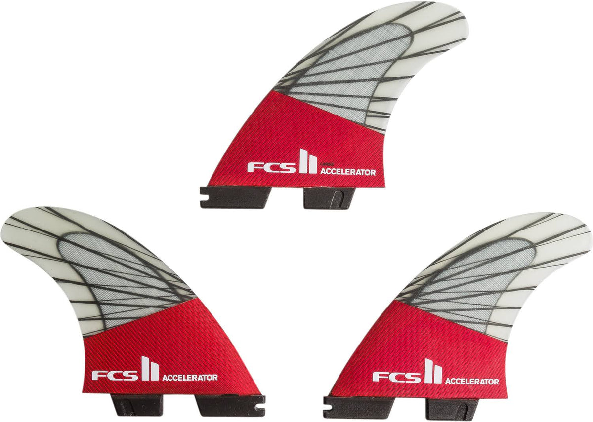 FCS II Accelerator PC Carbon Tri Fin Set M770