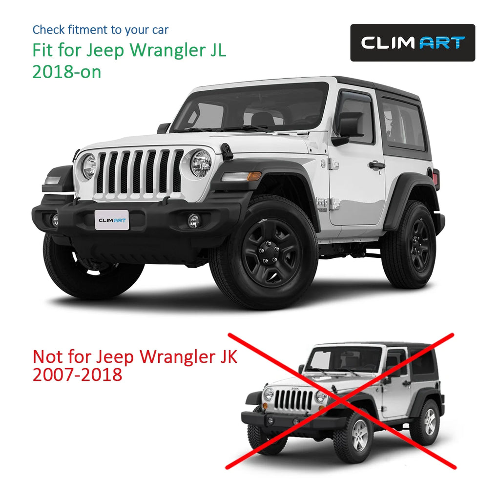 2 pcs Rain Guards for Jeep Wrangler JL G5945