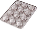12-Cavity Non-Stick Madeleine Mold Cake Pan M4883