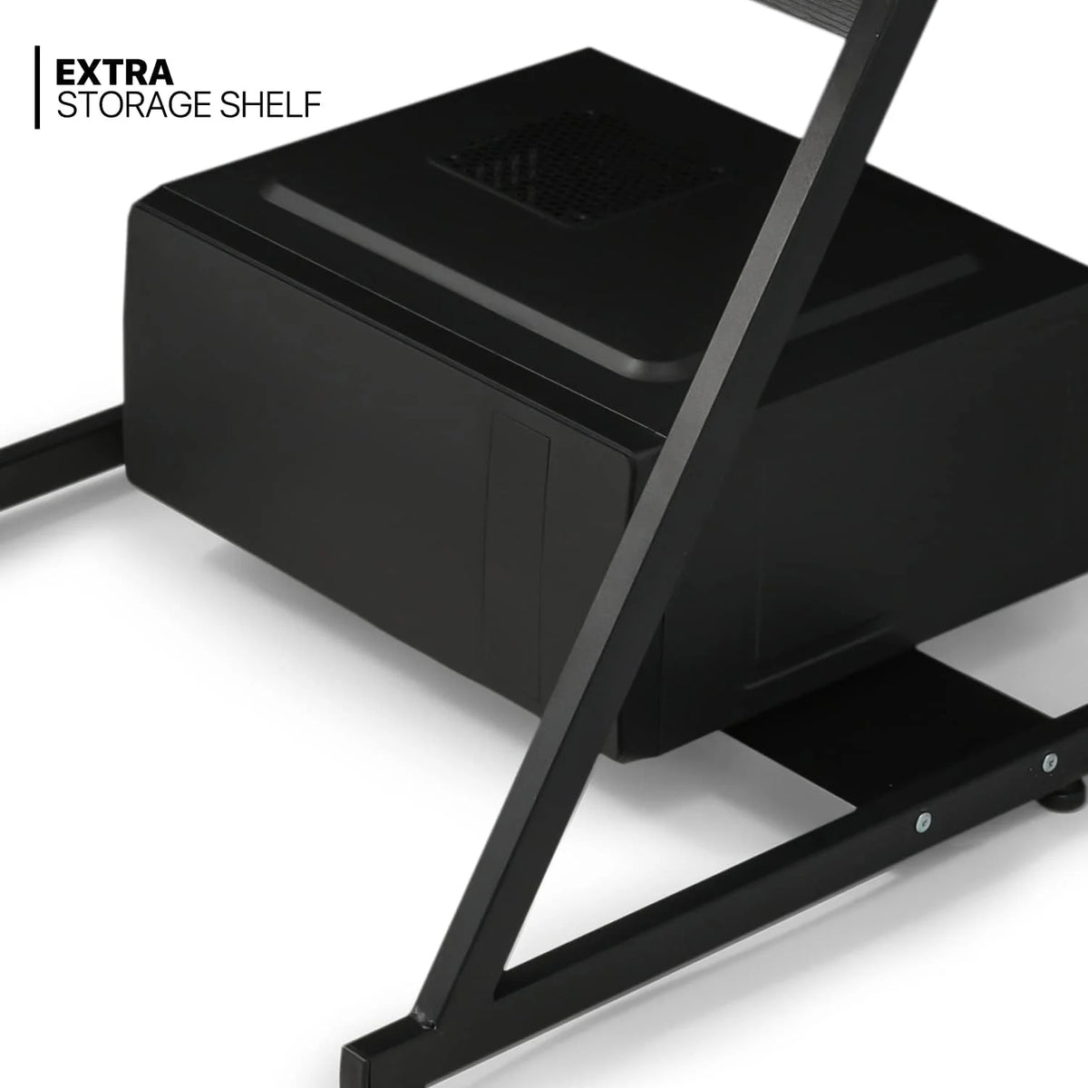 Black 3 Tier Z-Shape Computer Desk T722510