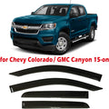 Side Window Vent Visor Deflectors Rain Guards Pack of 2 A617347