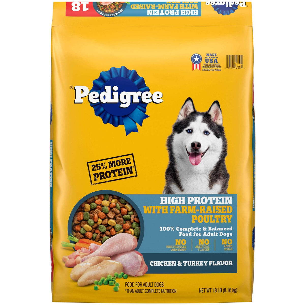 High Protein Chicken and Turkey Dry Dog Food R22966
