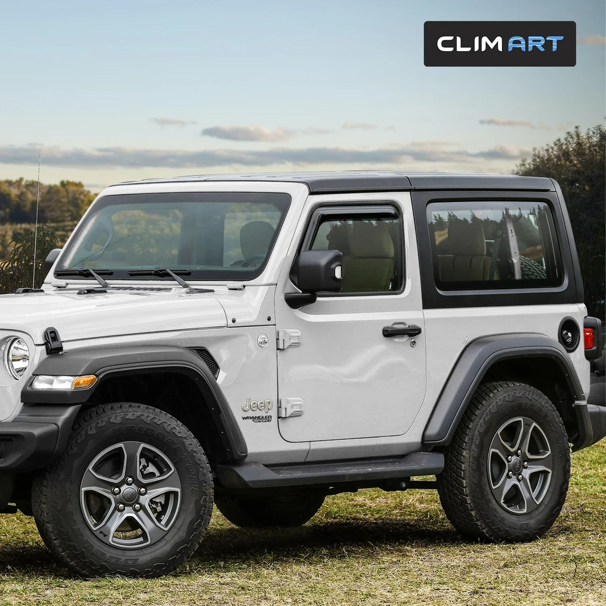2 pcs Rain Guards for Jeep Wrangler JL G5945