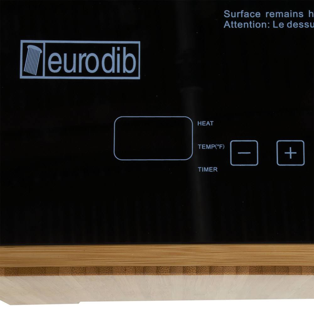 Bamboo Countertop Induction Cooker, 120V, 1600W J962753