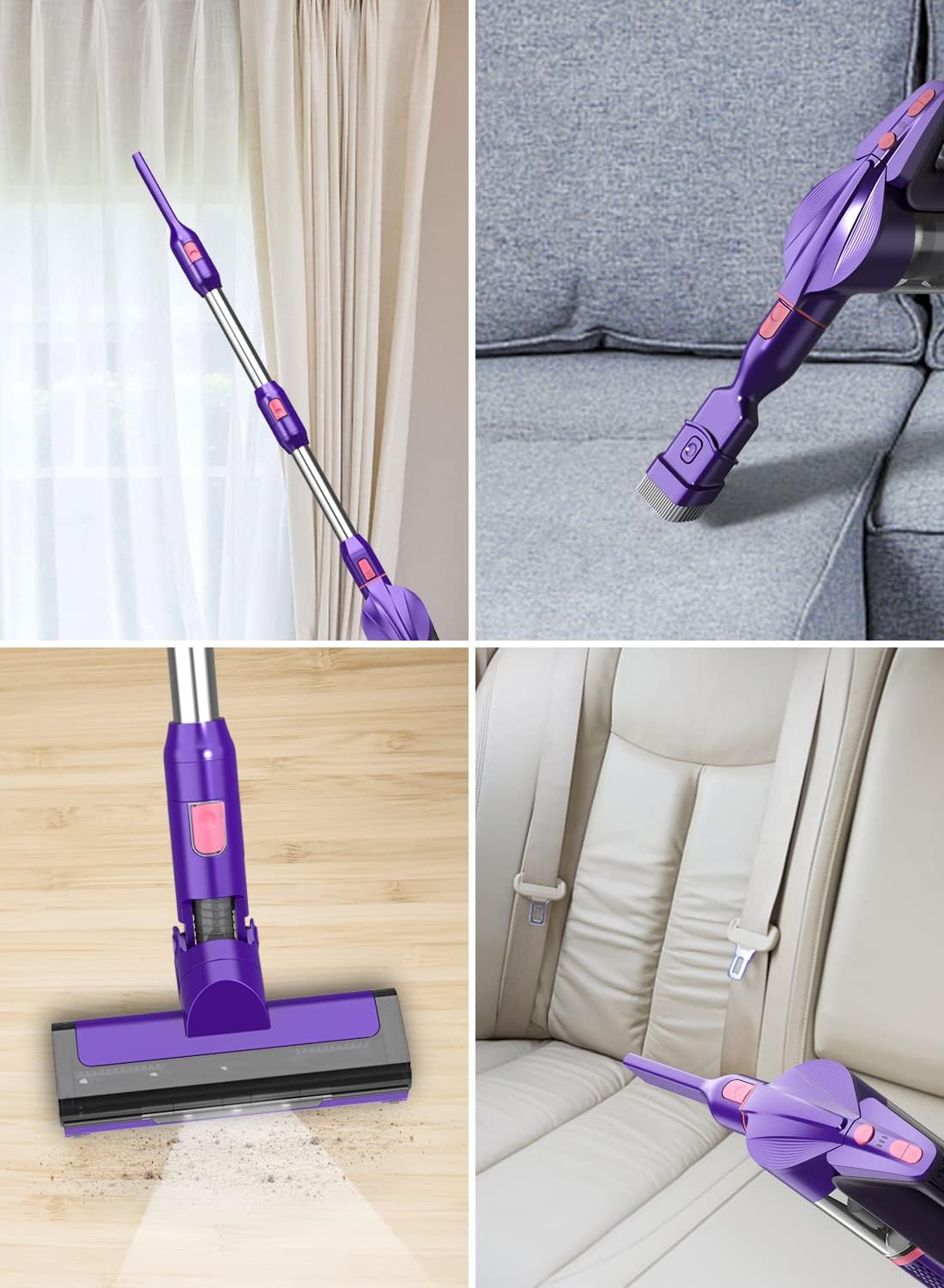 Cordless Stick Vacuum Cleaner with Detachable Battery U87313