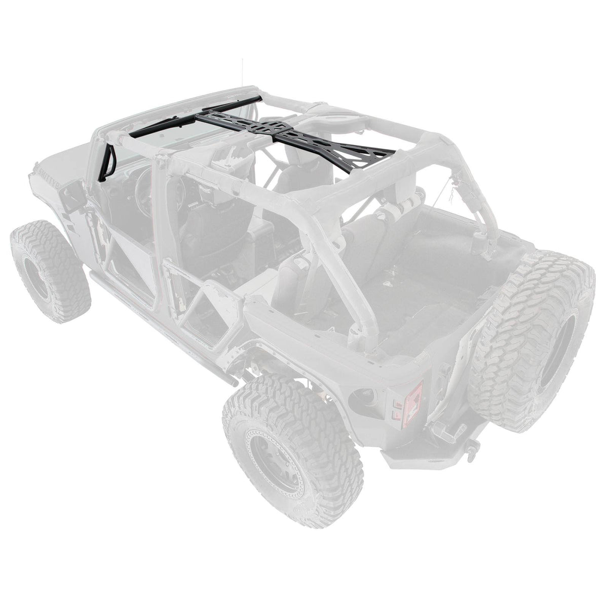 Black Jeep Wrangler Cage Kit J7547