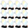 12 Pack 4 Inch Ultra Thin LED Recessed Ceiling Lights G46176