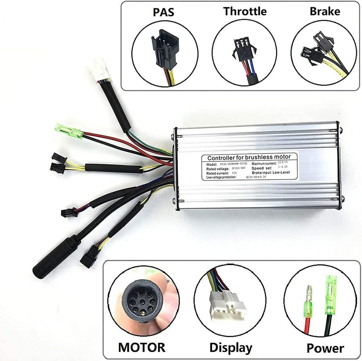 26inch-48V/500W Rear Wheel Electric Bicycle Hub Motor Kit O683065