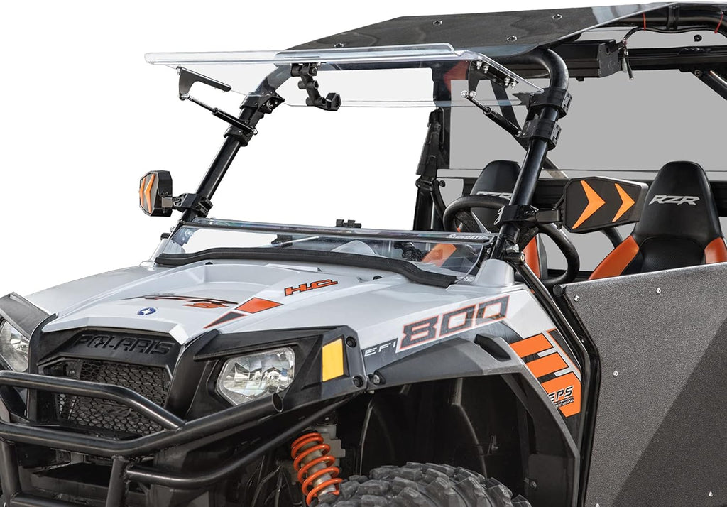 Scratch Resistant Flip Windshield, 1/4” Polycarbonate T83484