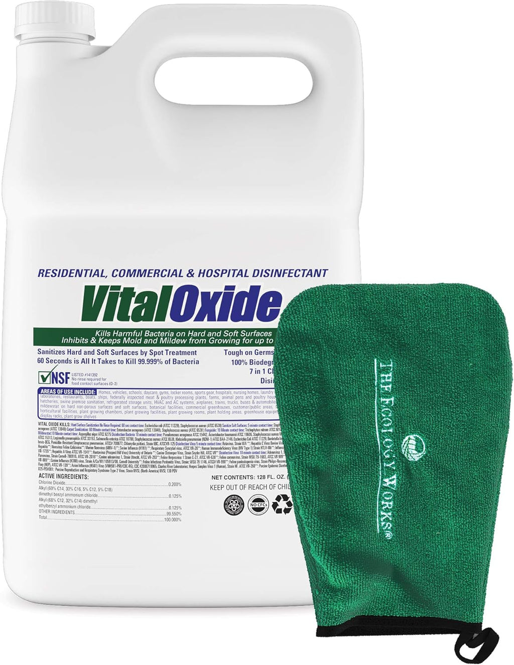 5 Gallon Disinfectant Cleaner with Applicator Mitt Y940322
