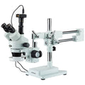 Trinocular Stereo Microscope with 144-LED Ring Light and 3MP Camera C6571