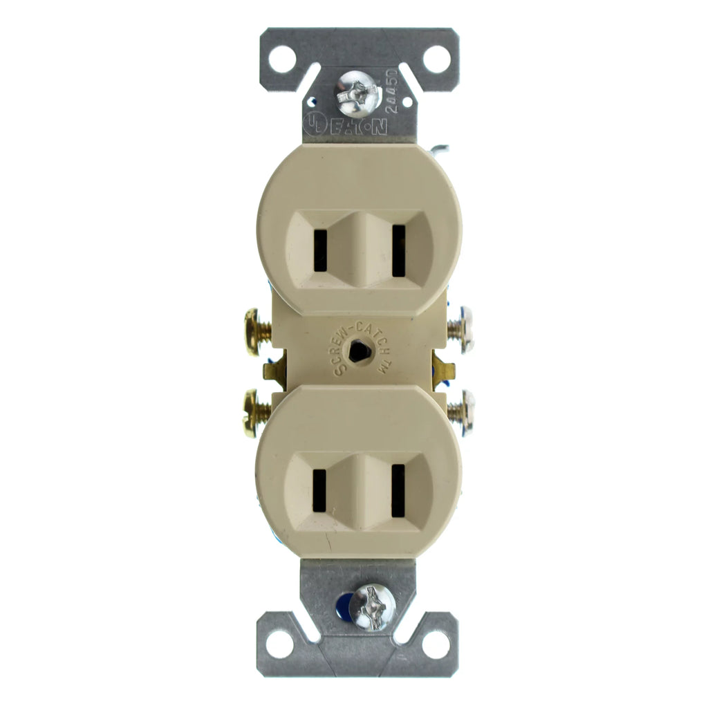 Duplex Outlet 2-Wire 15-Amp 120-Volt Ivory 50-Pack F28358