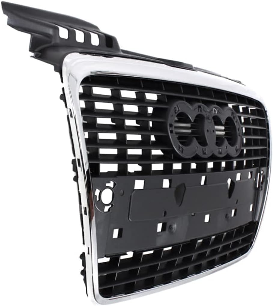 Audi A4 S4 Grille Assembly 2005-2009 Gray Plastic L998