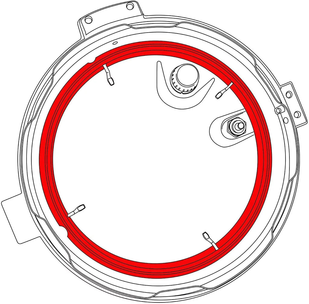 6 Quart Pressure Cooker Rubber Gasket T944