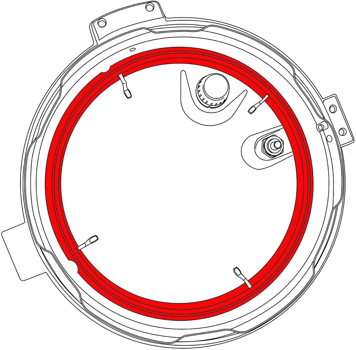 6 Quart Pressure Cooker Rubber Gasket T944