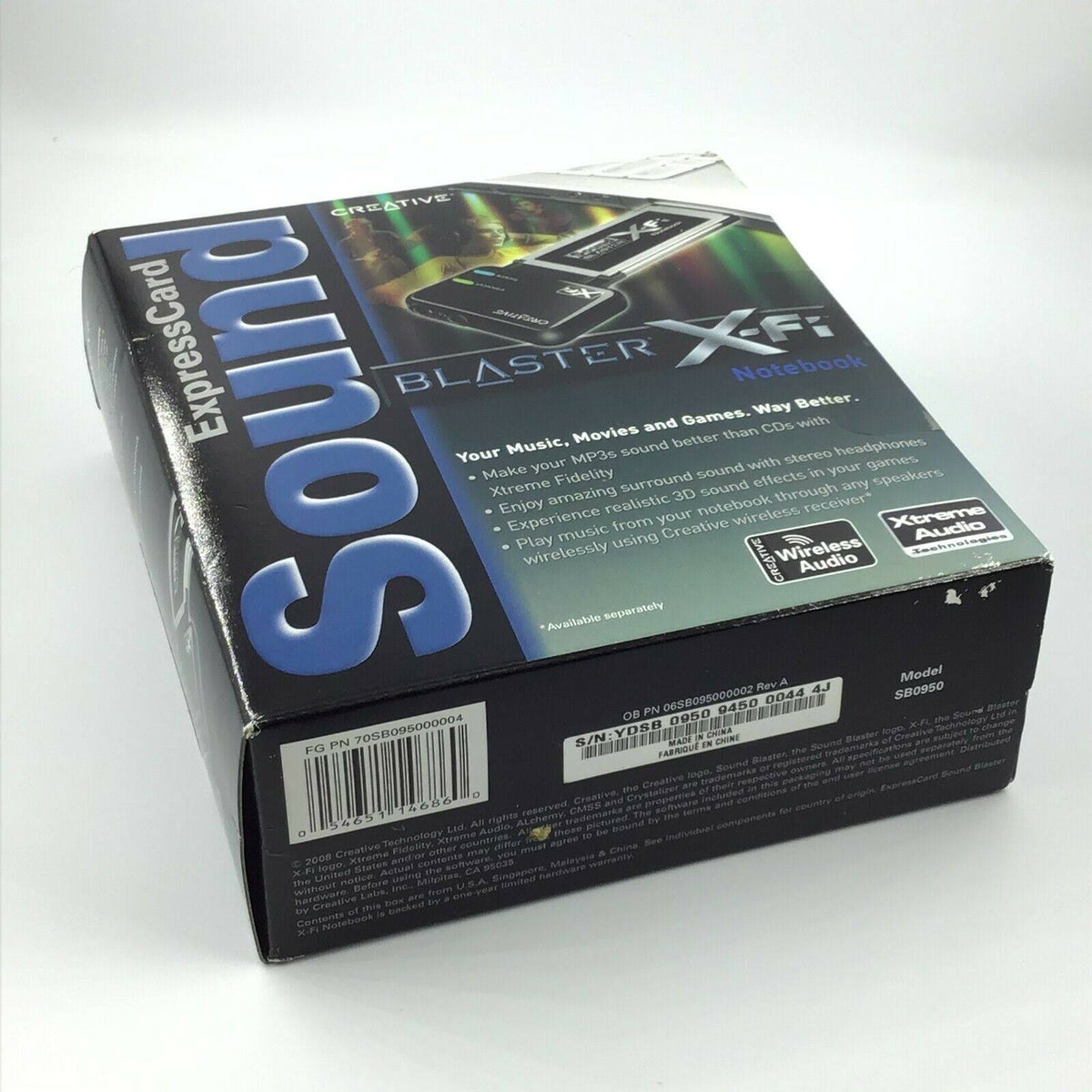 ExpressCard Sound Blaster Notebook S38422