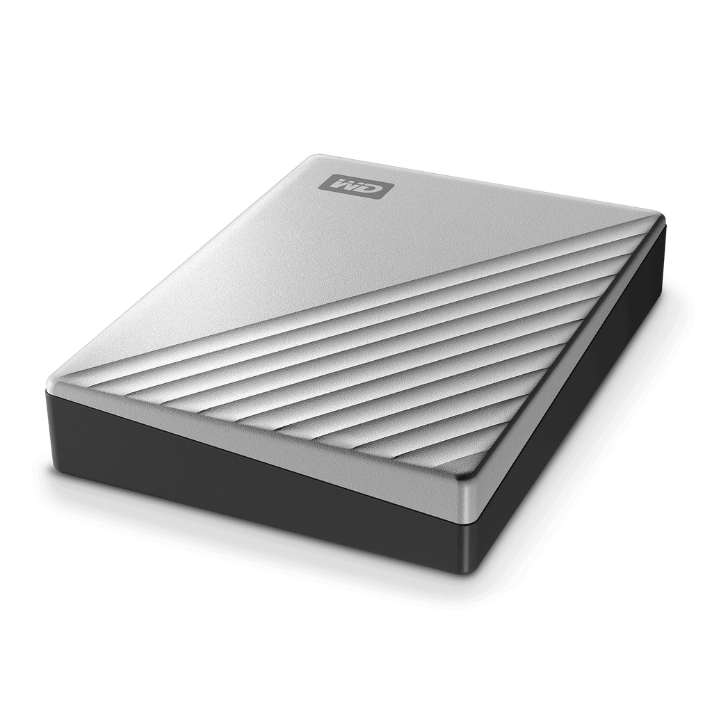 5TB Portable External Hard Drive Silver D7658