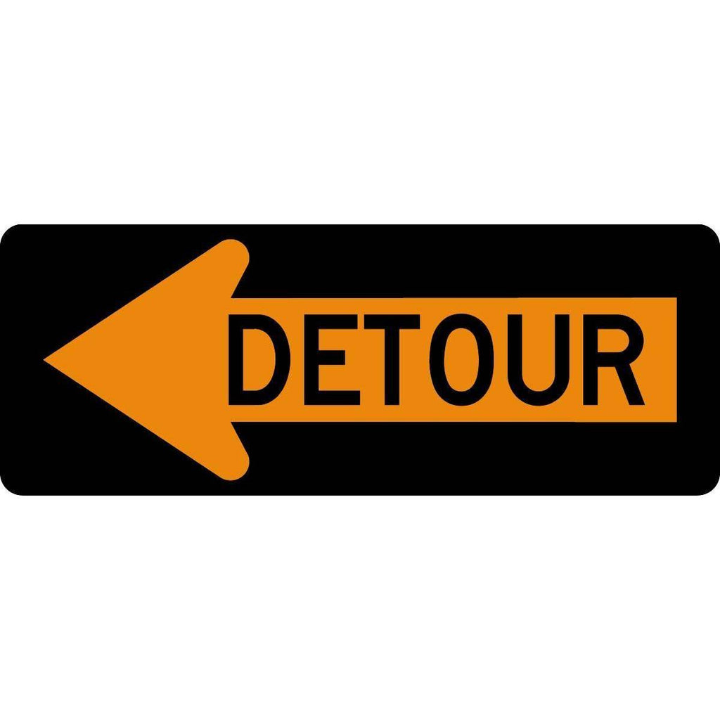 Detour Sign, 18 x 48in L940658