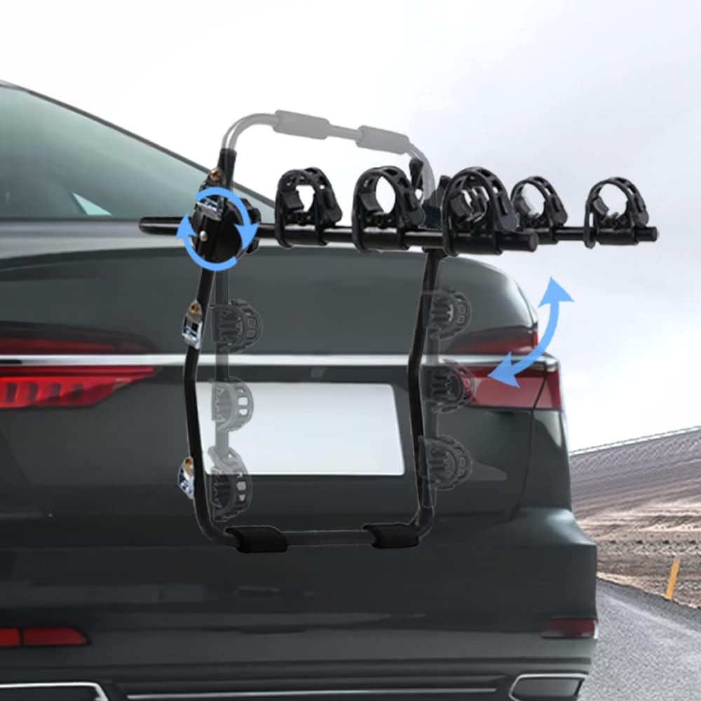 3 Bike Trunk Mount Bike Rack for Cars U9363
