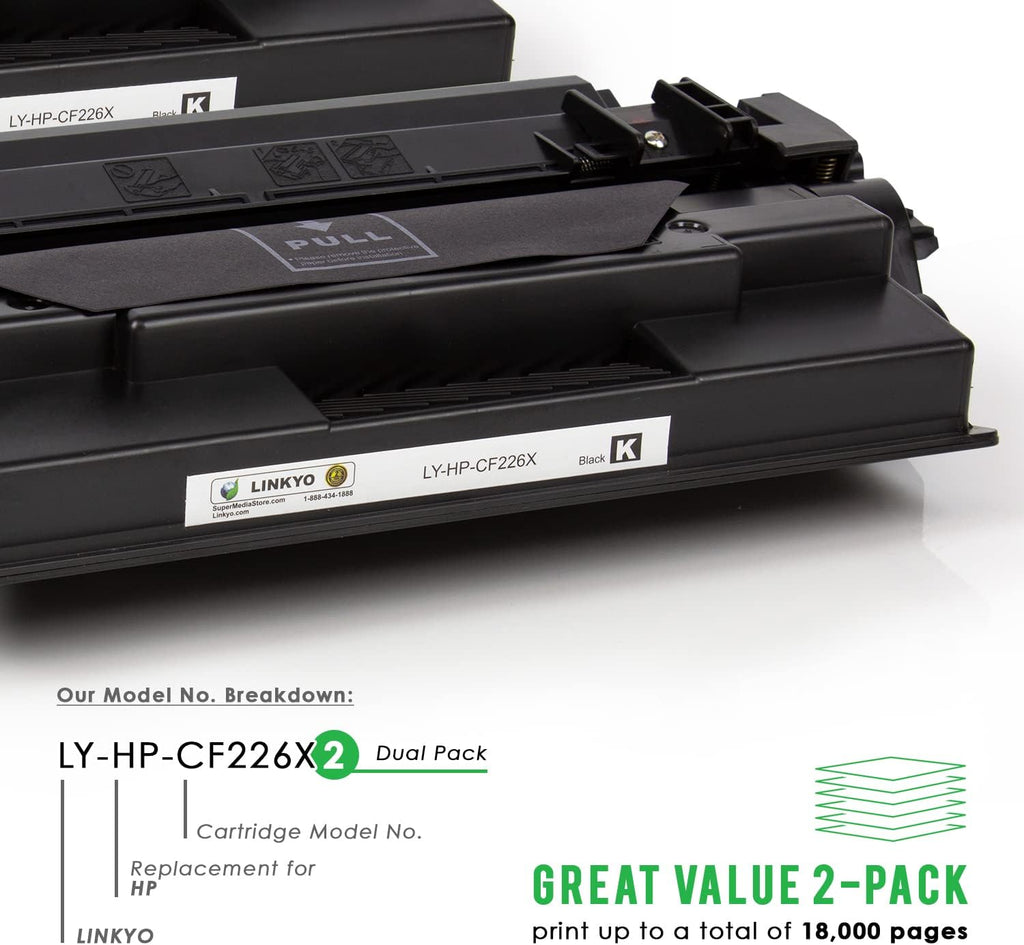 Compatible Toner Cartridge Black High Yield 2-Pack T35136
