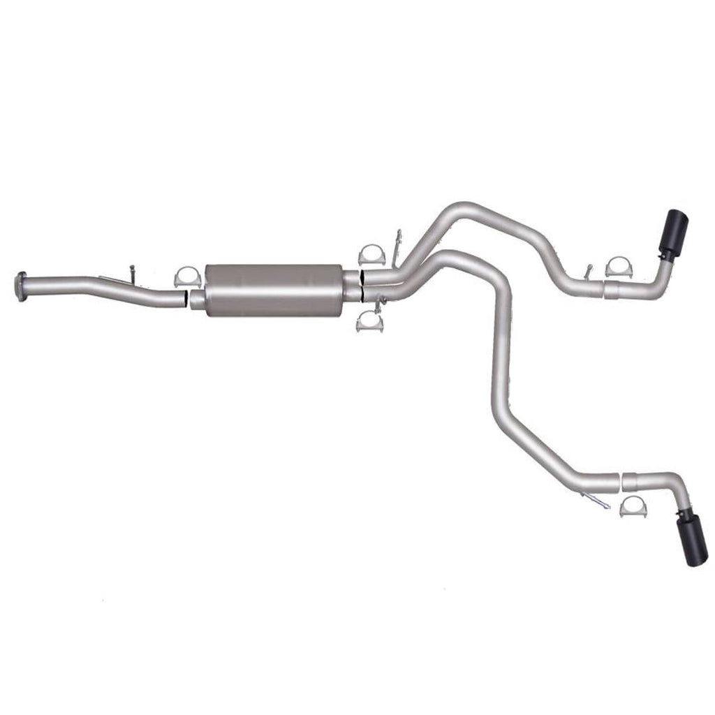 Black Cat-Back Dual Sport Exhaust System E376
