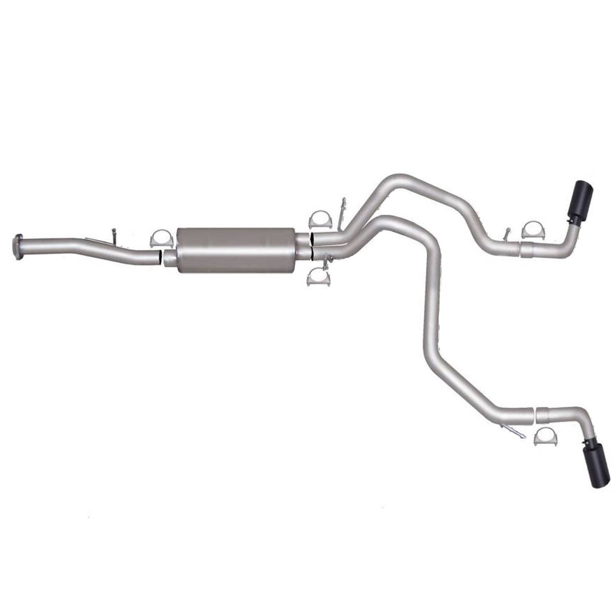 Black Cat-Back Dual Sport Exhaust System E376