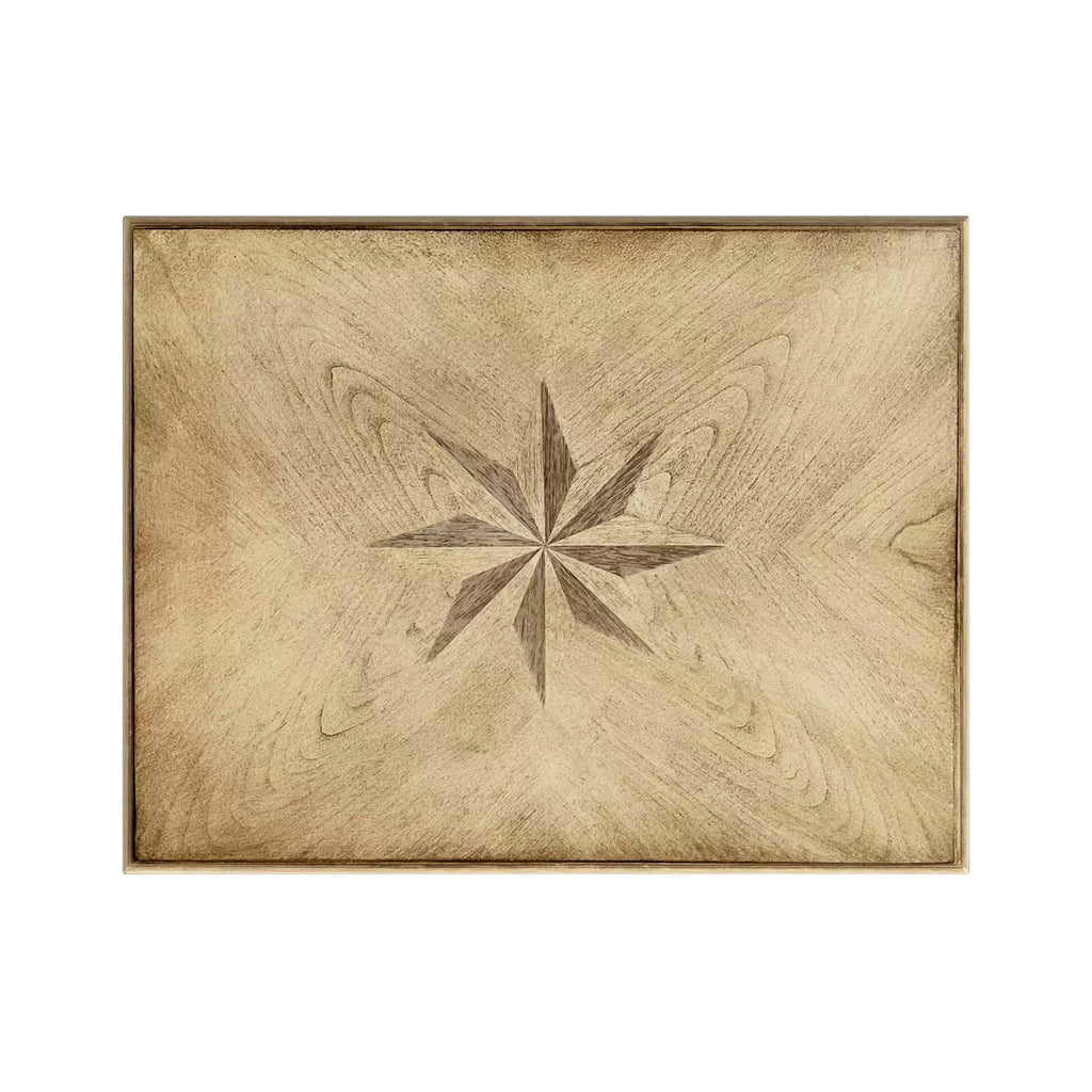 Solid Wood Inlay Accent Table Z385783