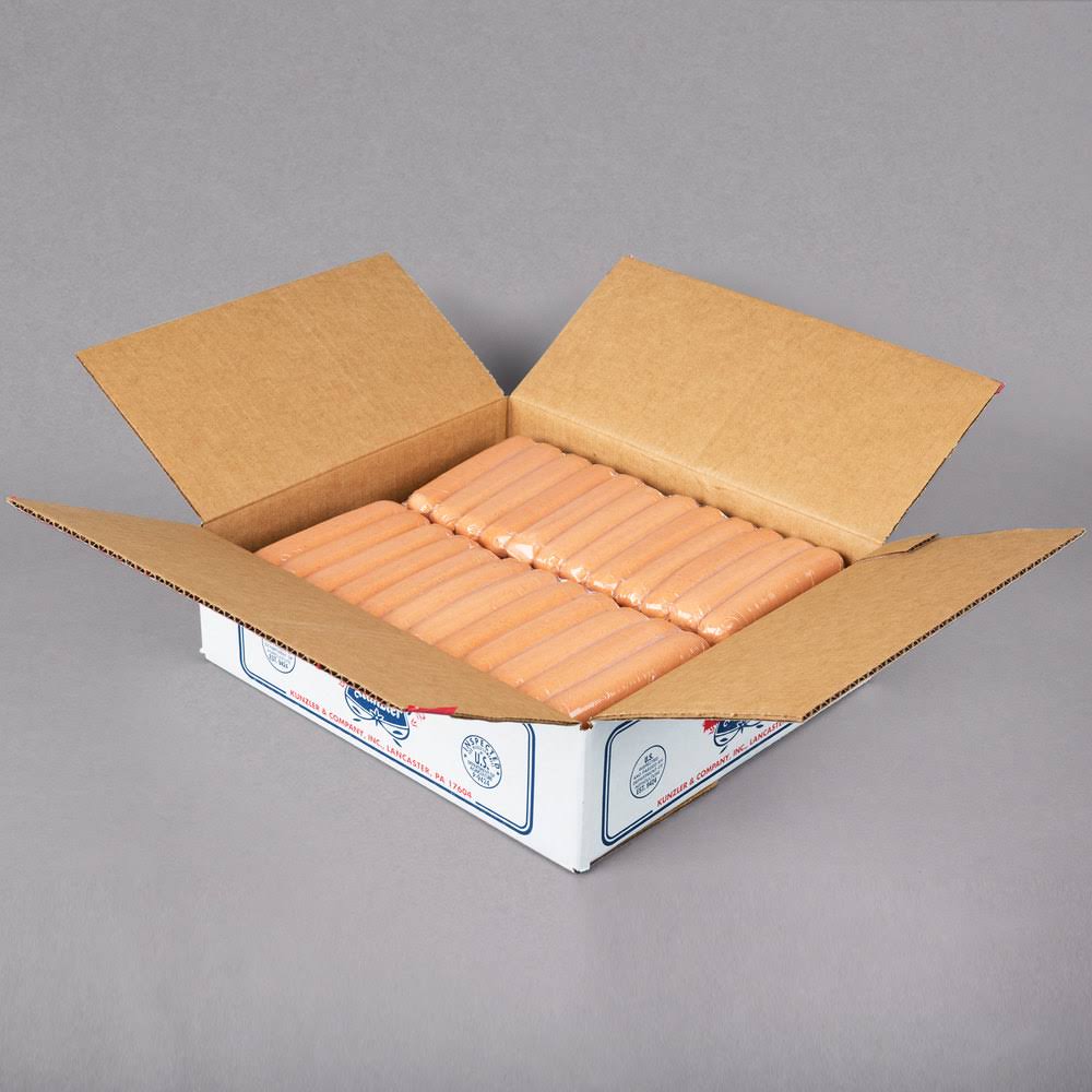 8/1 Jumbo Meat Franks - 96/Case N917088