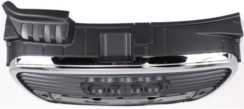 Audi A4 S4 Grille Assembly 2005-2009 Gray Plastic L998