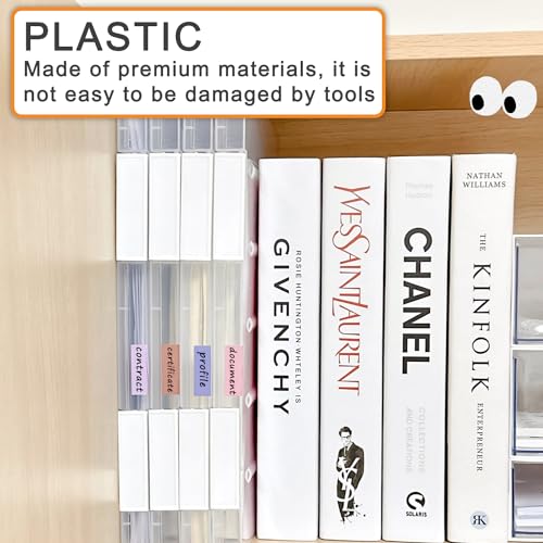 Clear A4 Plastic File Storage Box X600