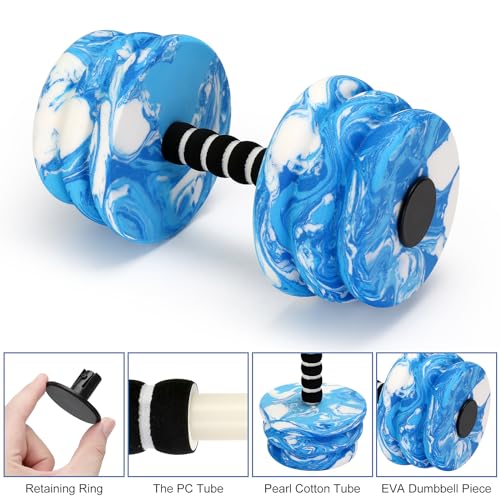 2PCS Foam Aquatic Exercise Dumbbells L4587