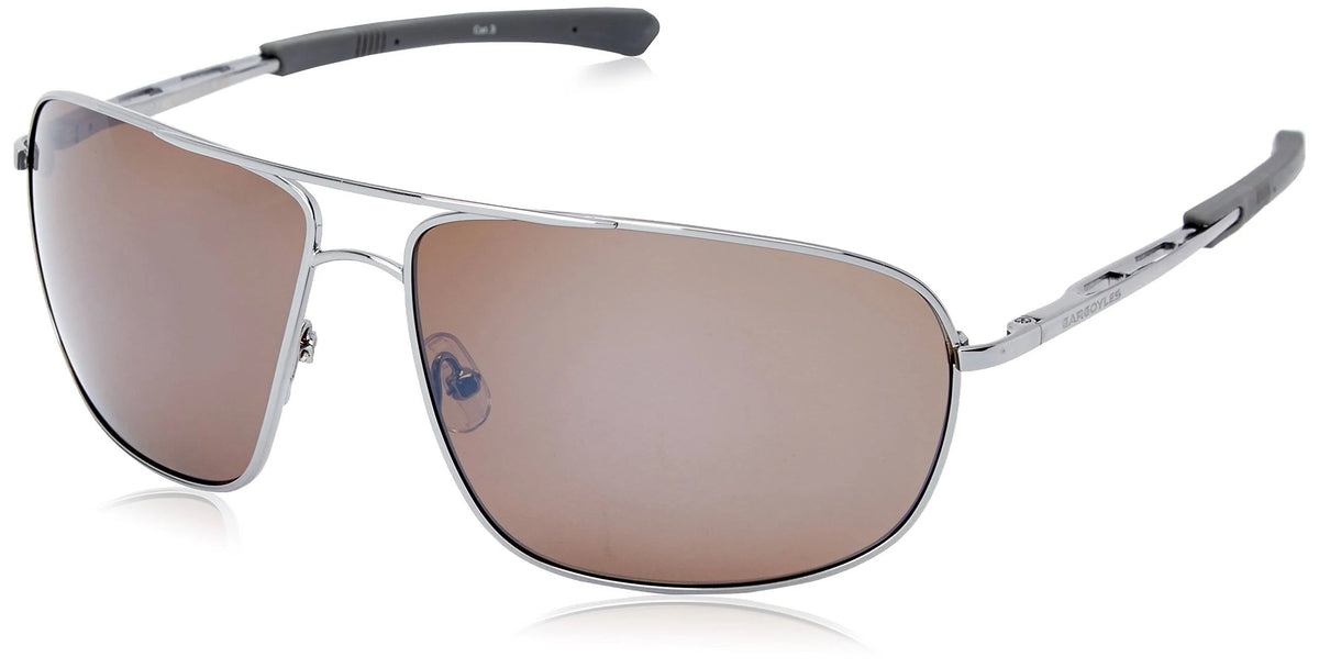 Polarized Shiny Gun Brown Sunglasses F89842