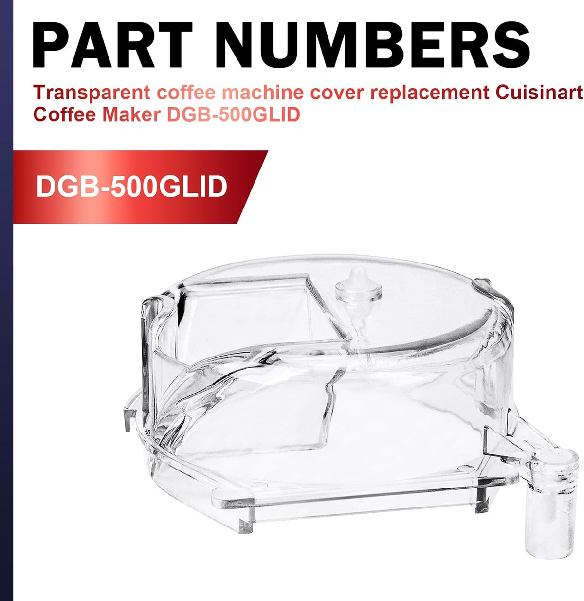 Clear Replacement Grinder Assembly Lid V400