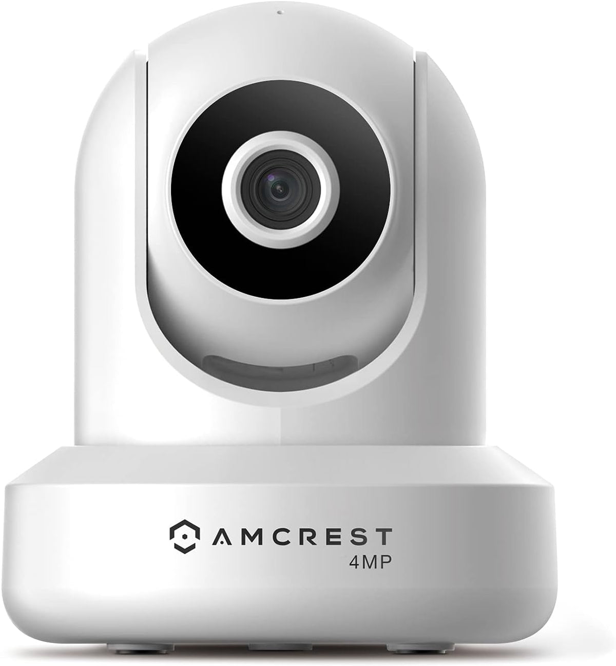4MP Indoor WiFi Security IP Camera with Pan/Tilt, Two-Way Audio, Night Vision, White, Pack of 2 O57450