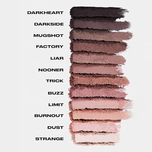 12 Mauve Brown & Nude Eyeshadow Palette L4082