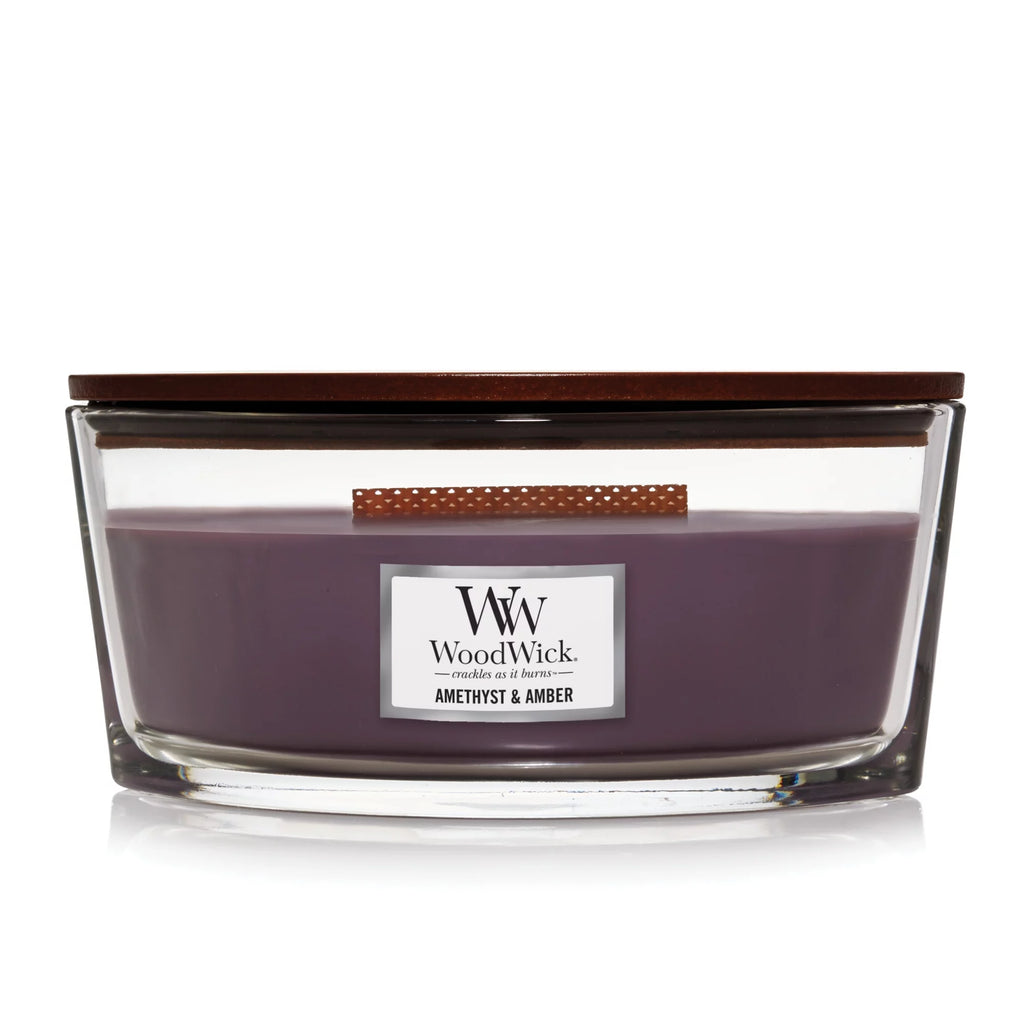Amethyst & Amber Ellipse Candle L57129