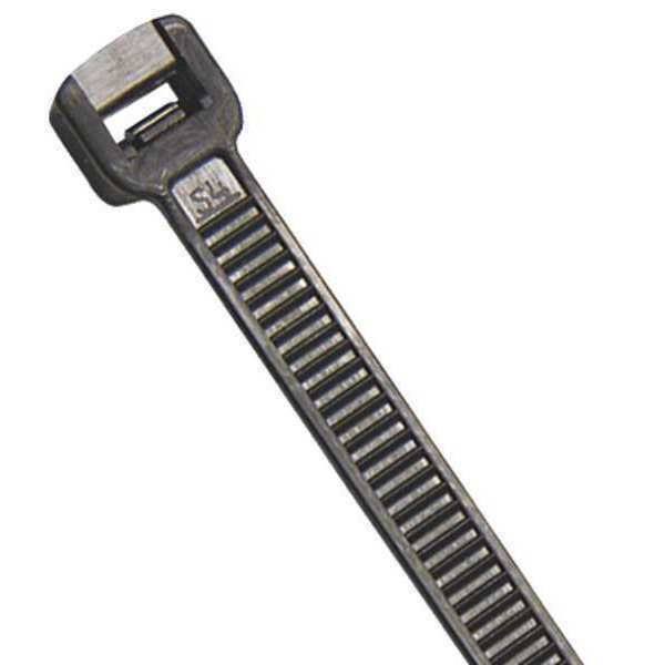 11.8 In Black Cable Tie, pk500 W834