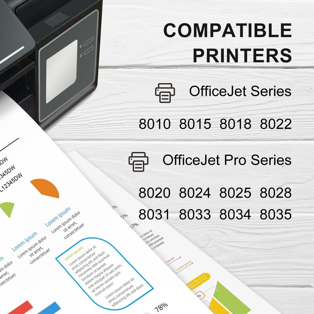 Remanufactured Ink Cartridge 4-Pack for HP 910XL Officejet Pro O383670