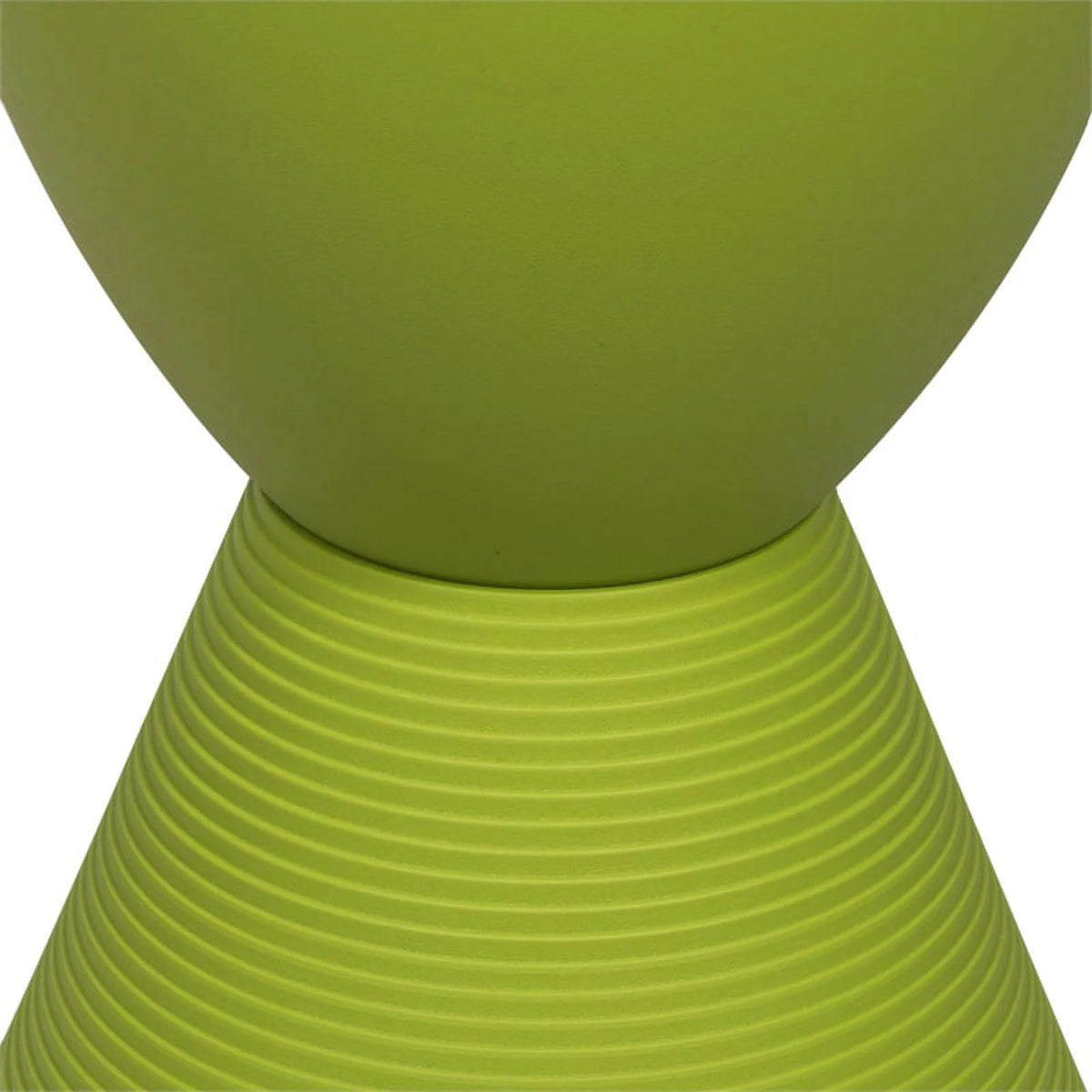 Green Plastic Round End Table Set of 2 P9273