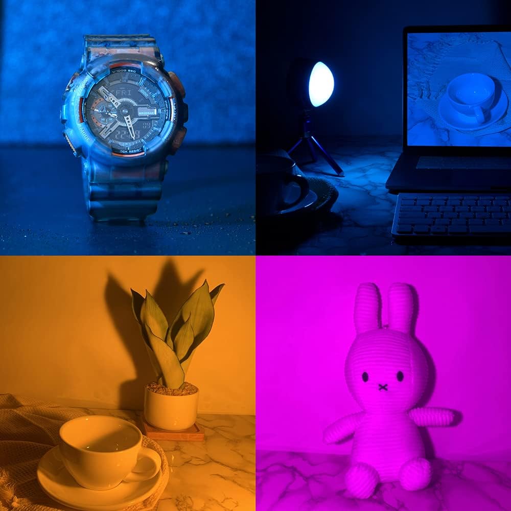 Mini RGB LED Light with APP Control, 2800K-10000K Dimmable Camera Video Lighting I9338