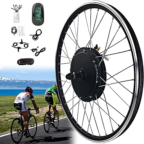 48V 1000W Front Motor Electric Bike Conversion Kit with KT-LCD6 Display C123